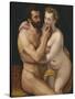 Mars and Venus-Frans Floris the Elder-Stretched Canvas