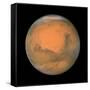 Mars Close Approach 2007, HST Image-null-Framed Stretched Canvas