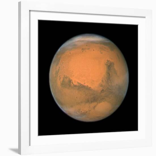 Mars Close Approach 2007, HST Image-null-Framed Photographic Print