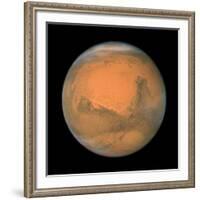 Mars Close Approach 2007, HST Image-null-Framed Photographic Print