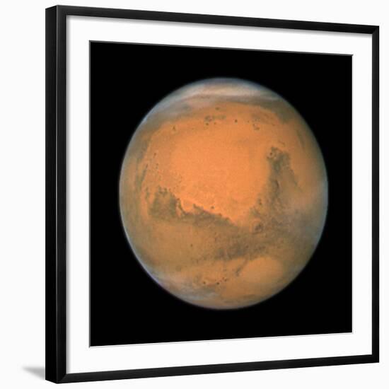 Mars Close Approach 2007, HST Image-null-Framed Photographic Print