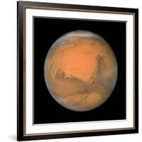 Mars Close Approach 2007, HST Image-null-Framed Photographic Print