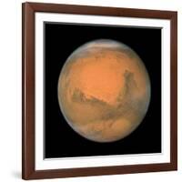 Mars Close Approach 2007, HST Image-null-Framed Photographic Print