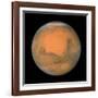 Mars Close Approach 2007, HST Image-null-Framed Photographic Print