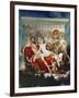 Mars Disarmed by Venus and the Graces-Jacques-Louis David-Framed Giclee Print