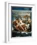 Mars Disarmed by Venus and the Three Graces-Jacques-Louis David-Framed Giclee Print