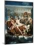 Mars Disarmed by Venus and the Three Graces-Jacques-Louis David-Mounted Giclee Print
