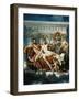 Mars Disarmed by Venus and the Three Graces-Jacques-Louis David-Framed Giclee Print