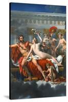 Mars Disarmed by Venus-Jacques-Louis David-Stretched Canvas