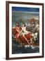 Mars Disarmed by Venus-Jacques-Louis David-Framed Art Print