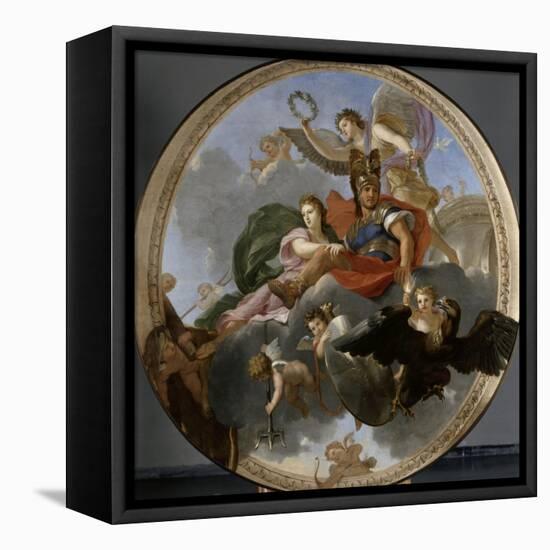 Mars et Venus-Charles Le Brun-Framed Stretched Canvas