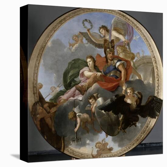 Mars et Venus-Charles Le Brun-Stretched Canvas