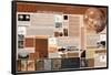 Mars Exploration Educational Science Space Chart Poster Print-null-Framed Standard Poster