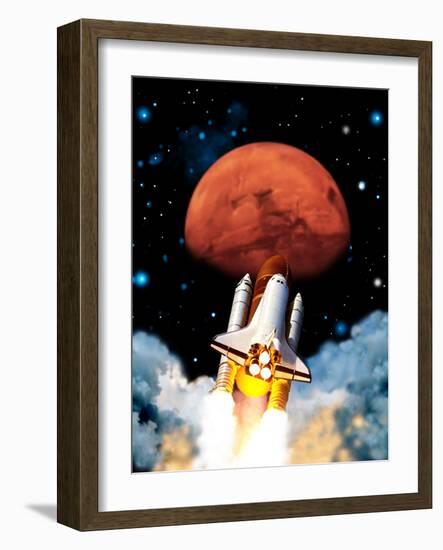 Mars Exploration-Victor Habbick-Framed Photographic Print