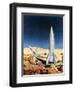 Mars Mission, 1950S-Chesley Bonestell-Framed Giclee Print