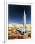 Mars Mission, 1950S-Chesley Bonestell-Framed Giclee Print