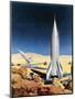 Mars Mission, 1950S-Chesley Bonestell-Mounted Premium Giclee Print