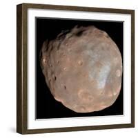 Mars Moon Phobos-Stocktrek Images-Framed Photographic Print