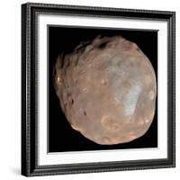 Mars Moon Phobos-Stocktrek Images-Framed Photographic Print