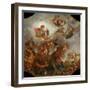 Mars on His Chariot Pulled by Wolves, 1673-Claude Audran the Younger-Framed Giclee Print