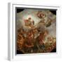 Mars on His Chariot Pulled by Wolves, 1673-Claude Audran the Younger-Framed Giclee Print