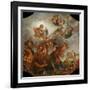 Mars on His Chariot Pulled by Wolves, 1673-Claude Audran the Younger-Framed Giclee Print