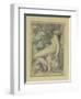 Mars Reposing in the Lap of Venus, C.1805-15-Richard Cosway-Framed Giclee Print