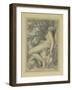 Mars Reposing in the Lap of Venus, C.1805-15-Richard Cosway-Framed Giclee Print