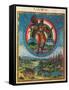 Mars, Roman God of War-Science Source-Framed Stretched Canvas