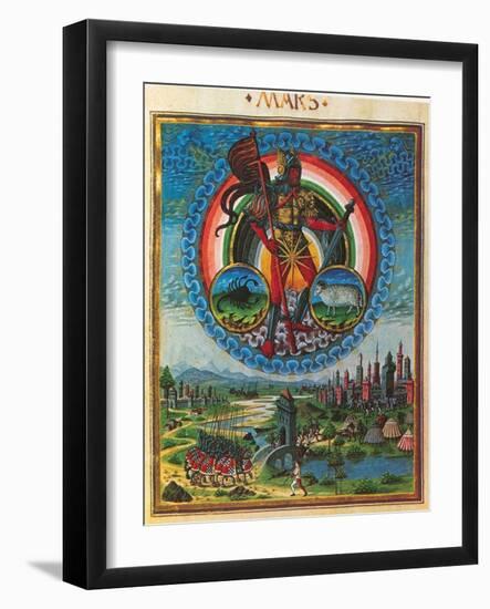 Mars, Roman God of War-Science Source-Framed Giclee Print