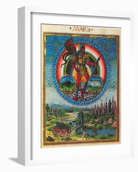 Mars, Roman God of War-Science Source-Framed Giclee Print