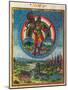 Mars, Roman God of War-Science Source-Mounted Giclee Print