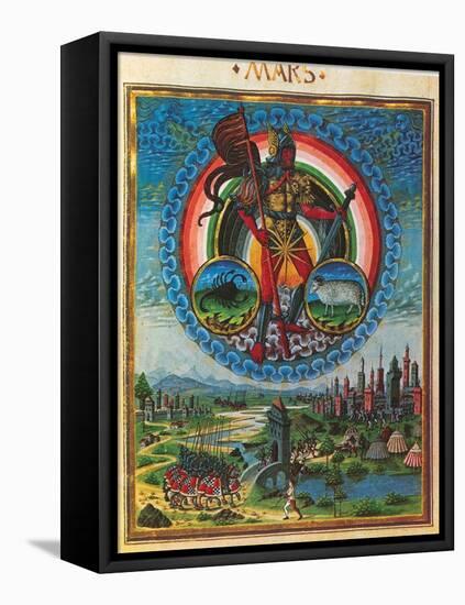 Mars, Roman God of War-Science Source-Framed Stretched Canvas