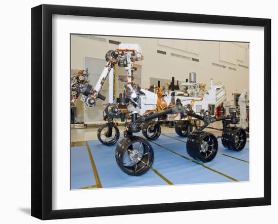 Mars Science Laboratory Rover, Curiosity-Stocktrek Images-Framed Photographic Print