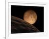 Mars Seen from its Outer Moon, Deimos-Stocktrek Images-Framed Premium Photographic Print