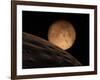 Mars Seen from its Outer Moon, Deimos-Stocktrek Images-Framed Photographic Print