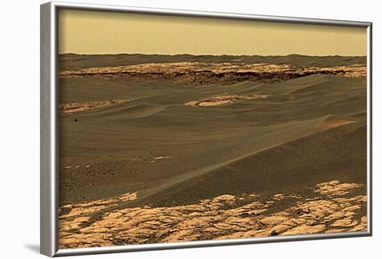 Mars Surface, Opportunity Rover Image-Jpl-caltech-Framed Photographic Print