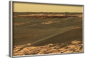 Mars Surface, Opportunity Rover Image-Jpl-caltech-Framed Photographic Print