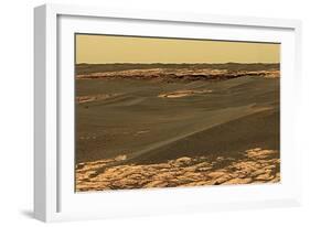 Mars Surface, Opportunity Rover Image-Jpl-caltech-Framed Photographic Print