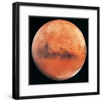 Mars, the Schiaparelli Hemisphere-Digital Vision.-Framed Photographic Print