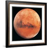 Mars, the Schiaparelli Hemisphere-Digital Vision.-Framed Photographic Print