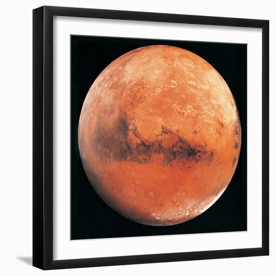 Mars, the Schiaparelli Hemisphere-Digital Vision.-Framed Photographic Print