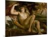 Mars, Venus, and Amor-Titian (Tiziano Vecelli)-Mounted Giclee Print