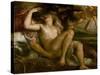 Mars, Venus, and Amor-Titian (Tiziano Vecelli)-Stretched Canvas