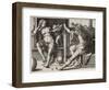 Mars, Venus, and Cupid, 1530-Lucas van Leyden-Framed Giclee Print