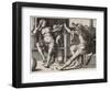 Mars, Venus, and Cupid, 1530-Lucas van Leyden-Framed Giclee Print