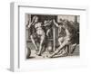 Mars, Venus, and Cupid, 1530-Lucas van Leyden-Framed Giclee Print