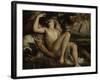 Mars, Venus and Cupid, Ca 1530-Titian (Tiziano Vecelli)-Framed Giclee Print