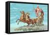 Mars with Chariot-Found Image Press-Framed Stretched Canvas