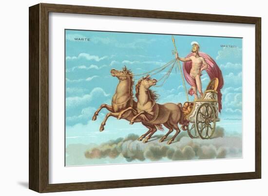 Mars with Chariot-Found Image Press-Framed Giclee Print